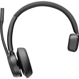 Poly Voyager 4310 77Y92AA Auricular Inalámbrico Bluetooth Mono con Micrófono + Adaptador BT700 + Base de Carga - Negro